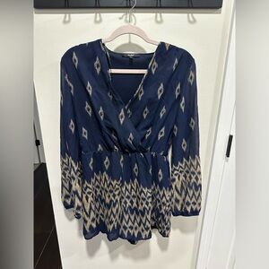 Long sleeve, shorts jumpsuit!